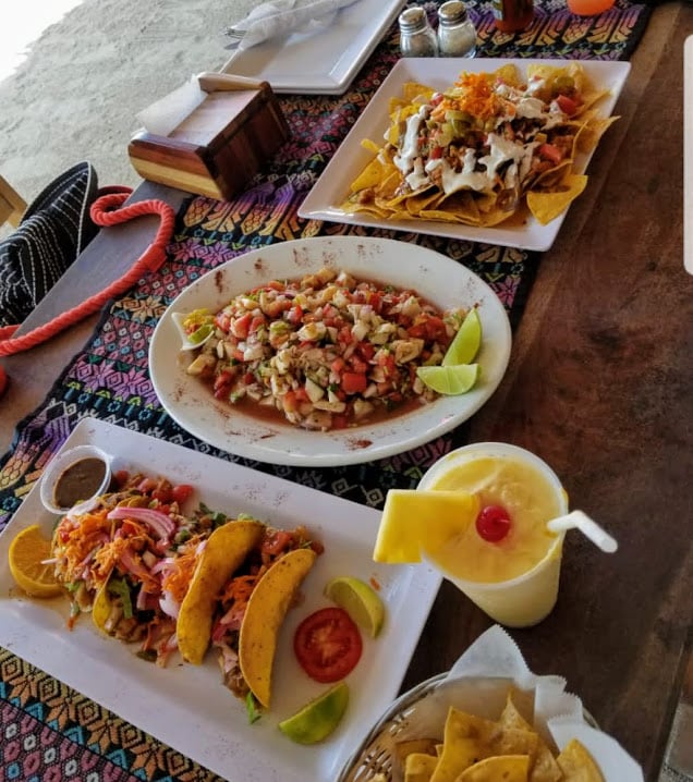 Secret Paradise Beach Bar Cuisine